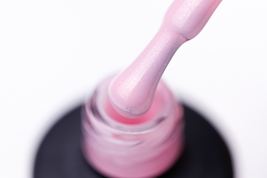 Molekula База для ногтей Base Cotton Candy (светло-розовый, микроблеск), 12 мл