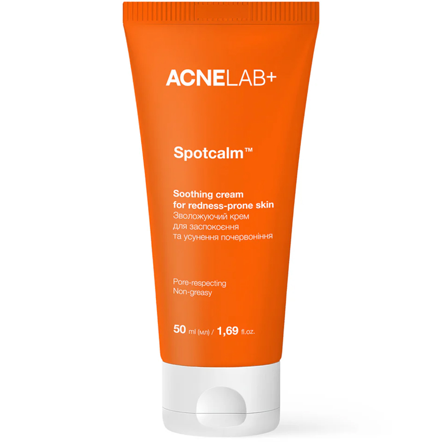 ACNELAB+ Крем зволожуючий для заспокоєння та усунення почервоніння Spotcalm Soothing cream for redness-prone skin, 50 мл