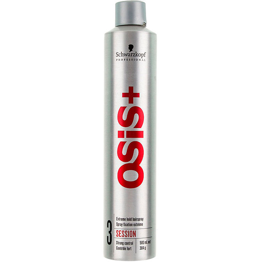 Schwarzkopf OSIS + Session - extra strong hold hairspray, 500 ml Schwarzkopf OSIS + Session - extra strong hold hairspray, 500 ml