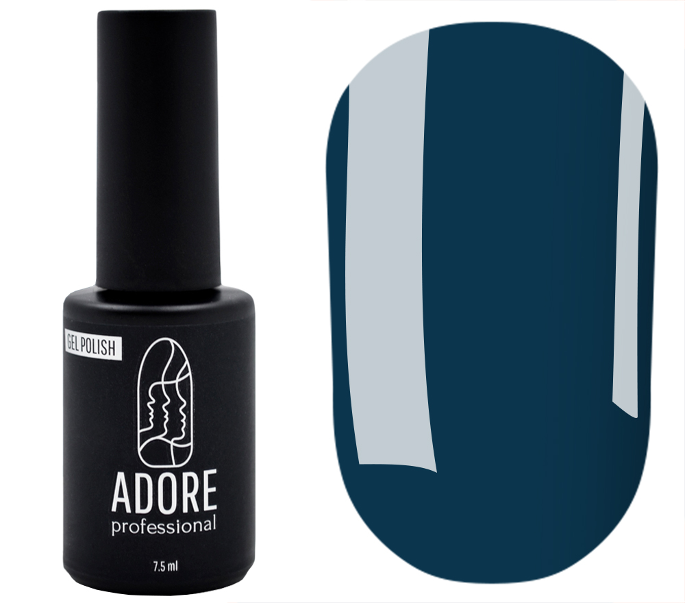Gel polish ADORE Professional No. 353 (smoky blue, enamel), 7.5 ml