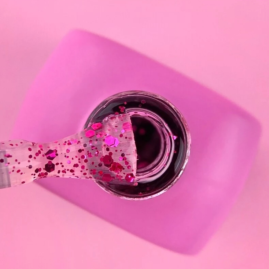 LUNA Top for gel polish Top Pink 13 ml