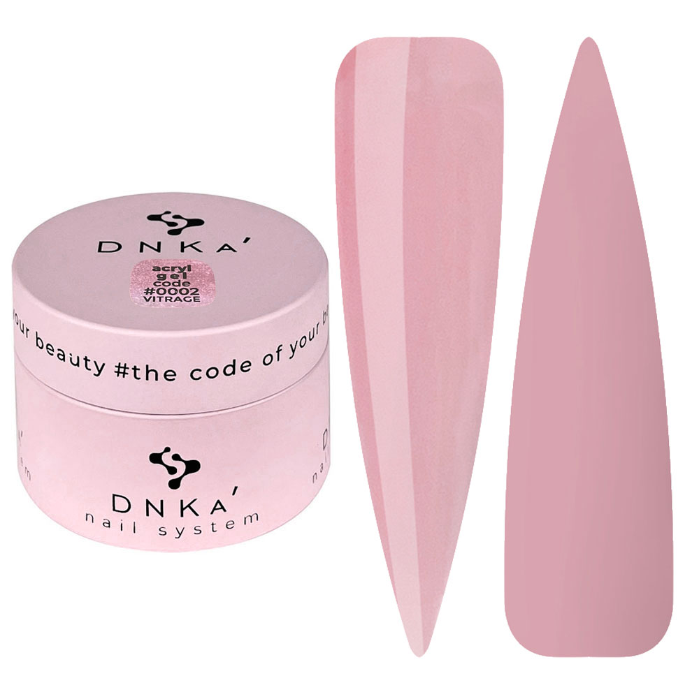 DNKa Гель для ногтей Аcryl Gel 0002 Vitrage, 30 мл
