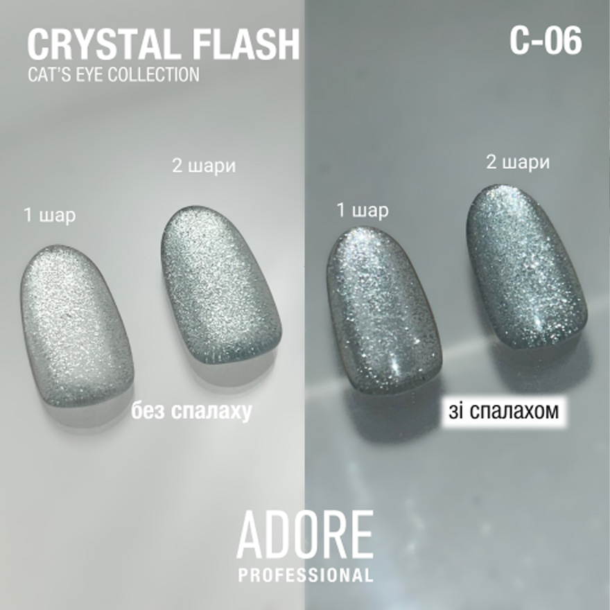 Gel varnish ADORE Professional No. 115 (bright light lime, neon), 7.5 ml