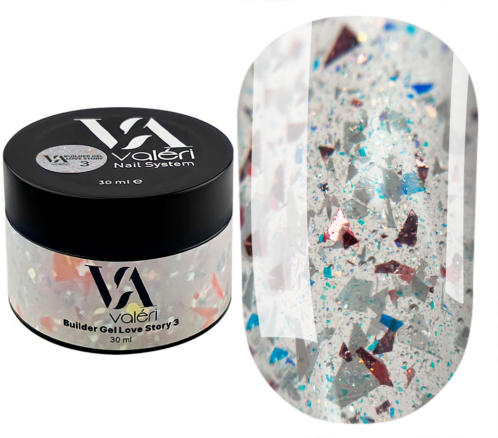 Valeri Гель для ногтей Builder Gel Love Story 03, 30 мл