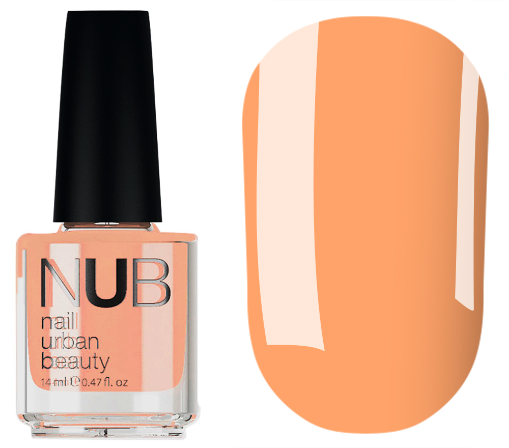Nail polish NUB 032 Grand Canyon (rich pink-peach, enamel), 14 ml