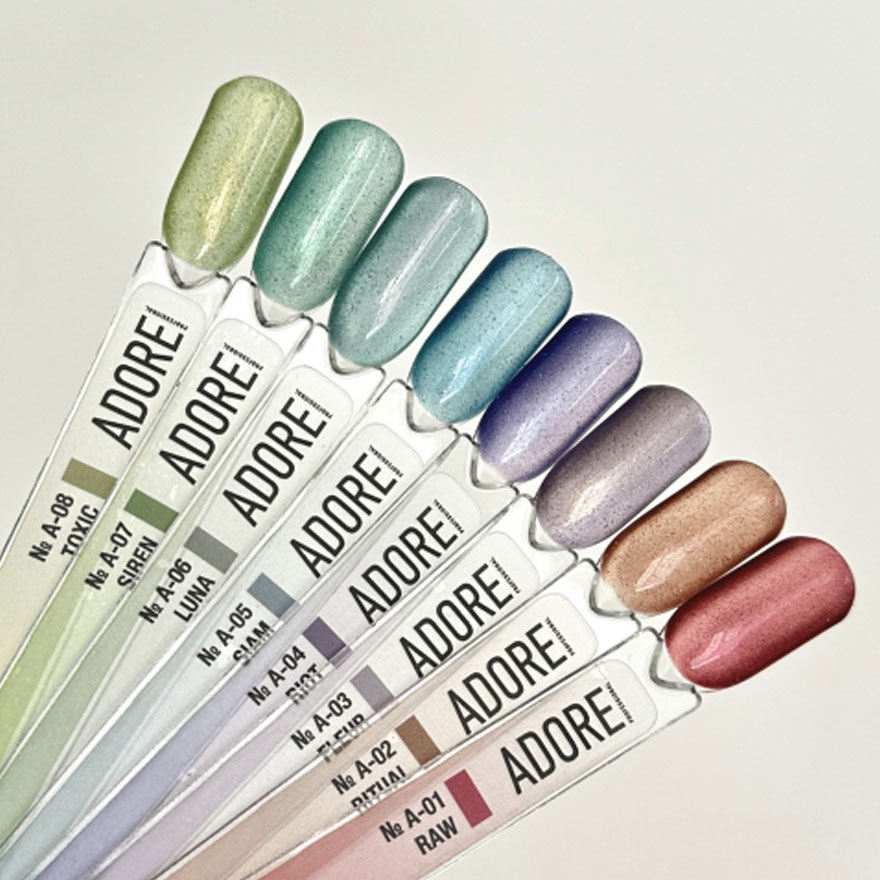 Gel varnish ADORE Professional No. 115 (bright light lime, neon), 7.5 ml