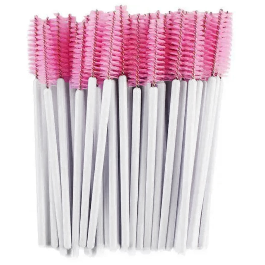 Hair brush, nylon, red with black base, 1 pc.