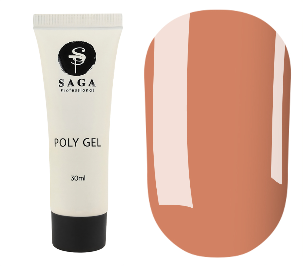 SAGA professional Полигель для ногтей POLY GEL NEW 08, 30 мл