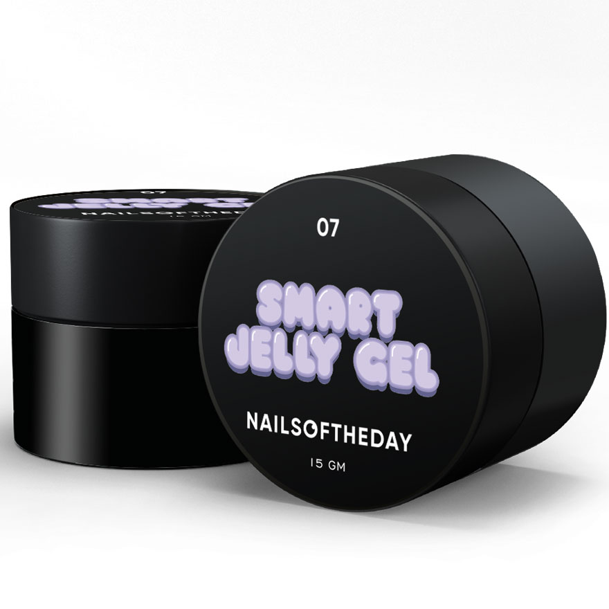 Nails Of The Day Nail gel Smart Jelly gel No. 07 (soft purple), 15 ml