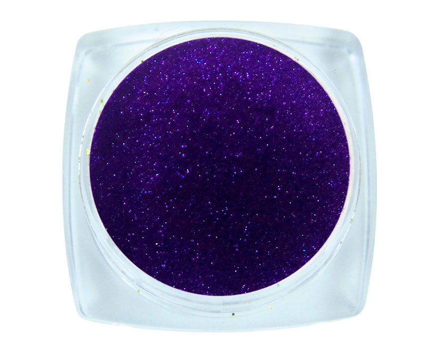 Komilfo spangles 051, size 0.08 mm, (blue-violet), E 2.5 g