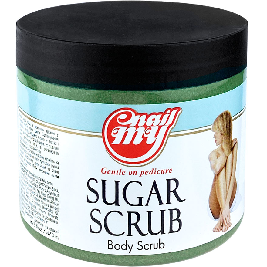 My Nail sugar foot scrub (melon with cucumber), 473 ml