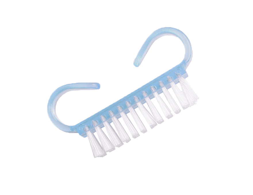 Brush for removing dust, for nails without handle, mini (blue)