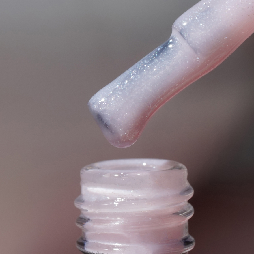 Kira Nails База для нігтів Glitter French Base 003, 6 мл