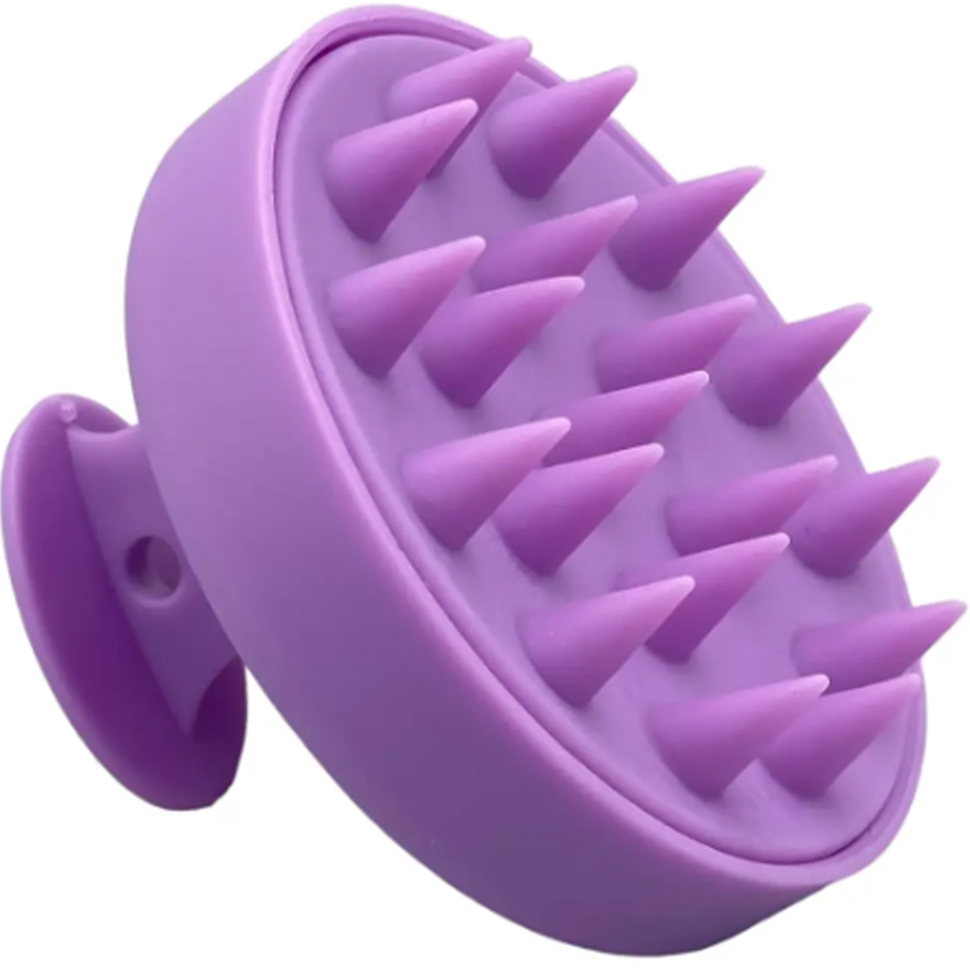 Massage silicone scalp brush, lilac