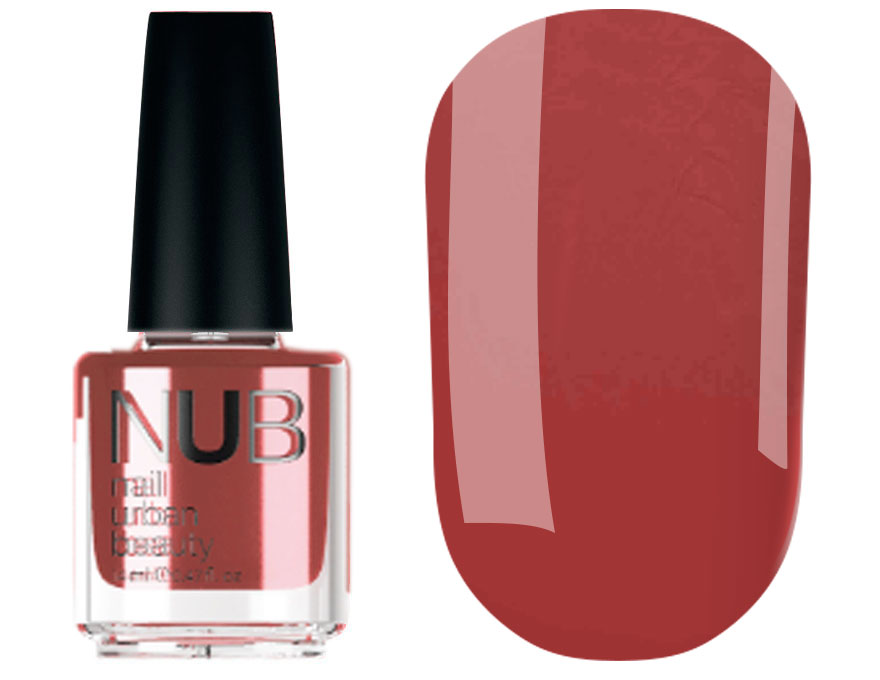Nail polish NUB 047 Nearly Plum (burgundy, enamel), 14 ml