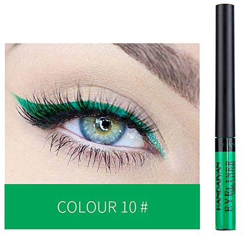 HANDAIYAN Matte Liquid Eyeliner №10 (зеленый) - Жидкая подводка для глаз, 2 г