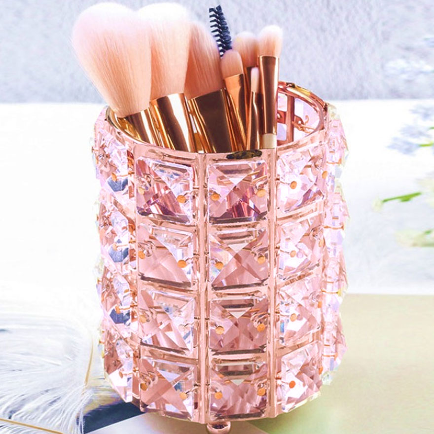 Stand-glass "Crystal" for brushes and files, metal, gold