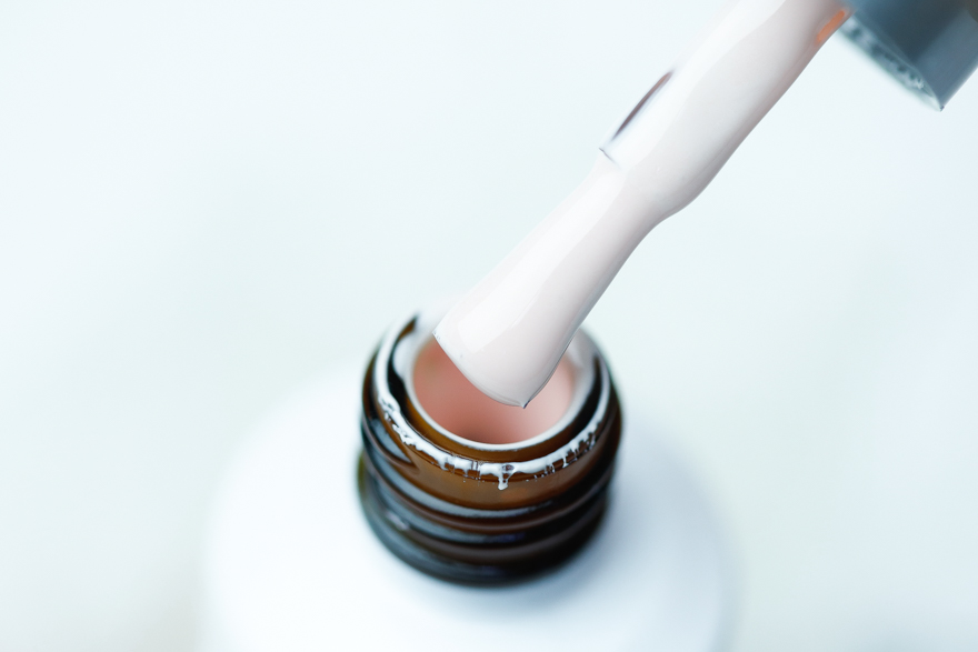 Atica Oxygen GP128 gel-varnish (milky beige, enamel), 7.5 ml