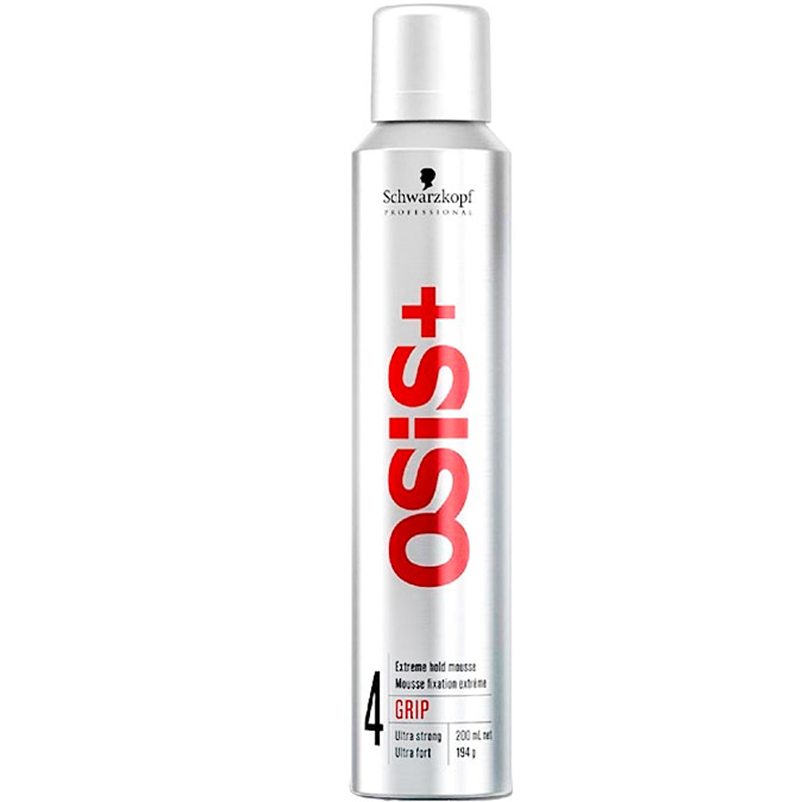 Schwarzkopf OSIS + 4 Grip - Extra strong hold volumizing mousse, 200 ml