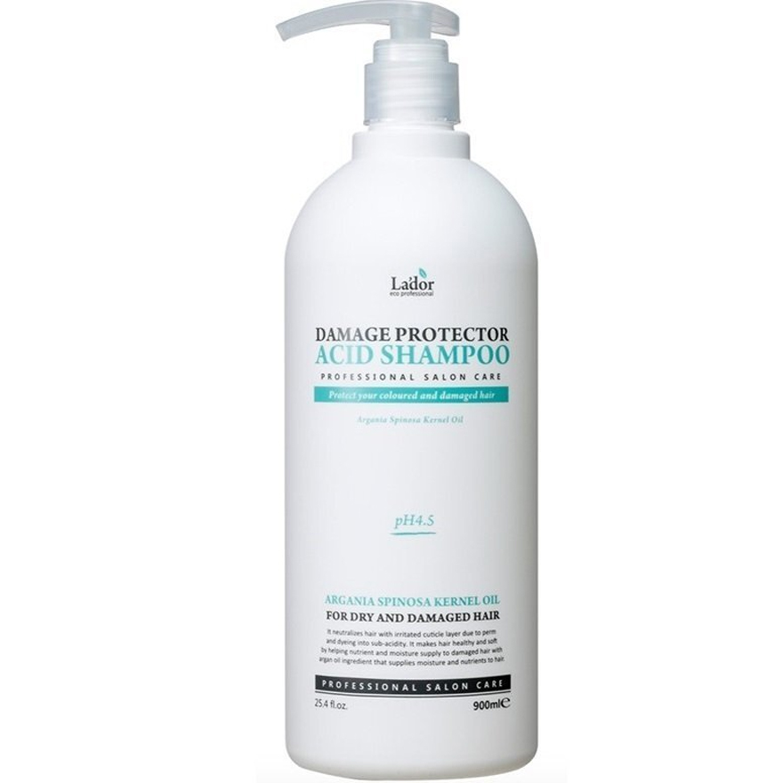 La'dor Damaged Protector Acid Shampoo Shampoo for curled and colored hair, 900 ml