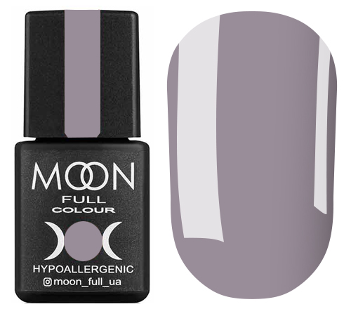 MOON FULL color Gel polish No. 153 gel-varnish (gray-lilac, enamel), 8 ml