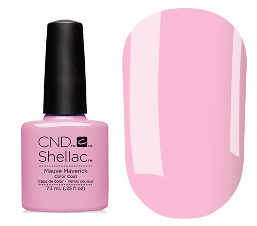 CND Shellac gel varnish, Mauve Maveric (lilac-pink, enamel), 7.3 ml