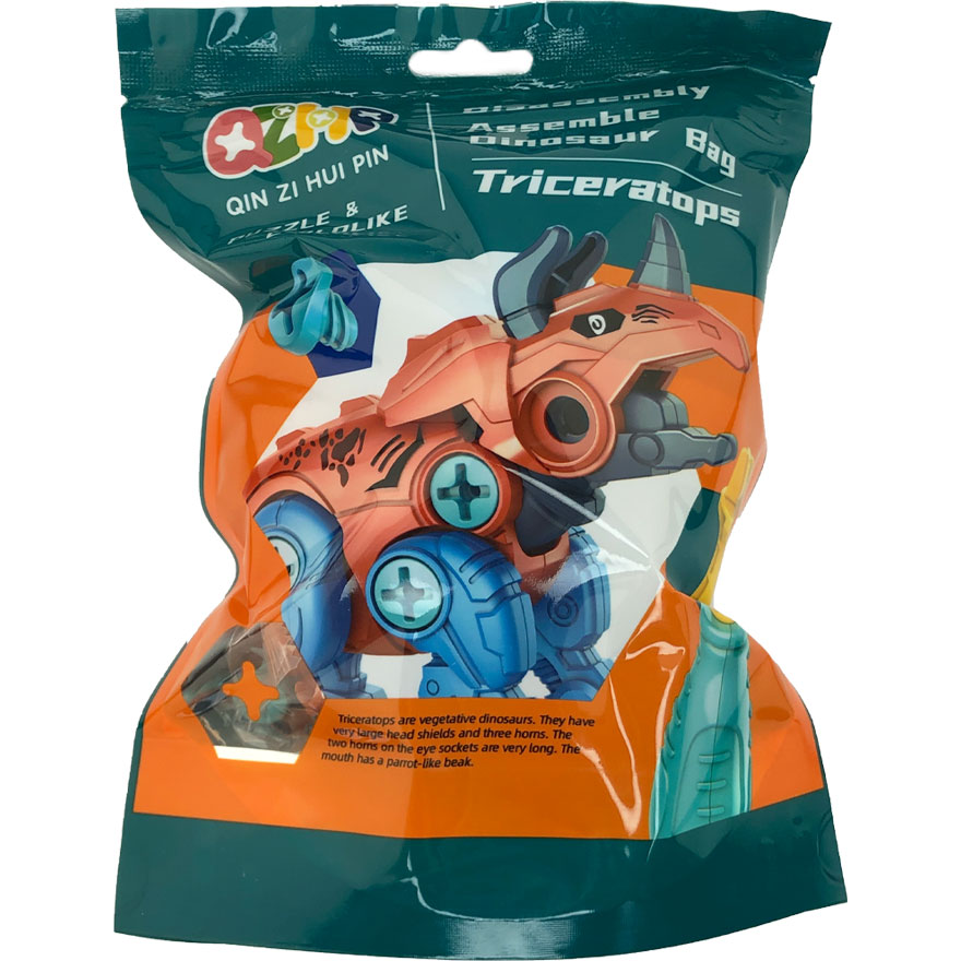 Children's toy - constructor, Triceratops