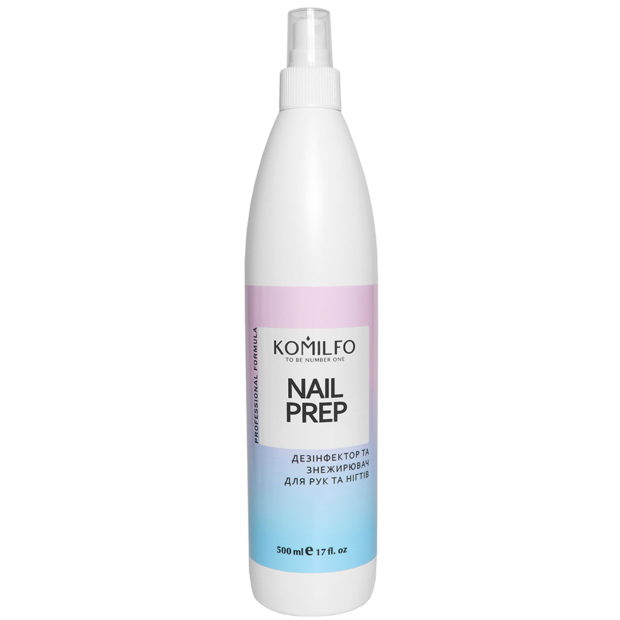 Komilfo Nail Prep - disinfectant and degreaser for nails, 500 ml