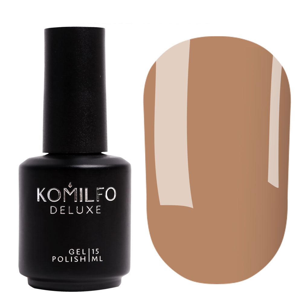 Гель-лак Komilfo Deluxe Series D319 Butterum (какао, емаль), 15 мл