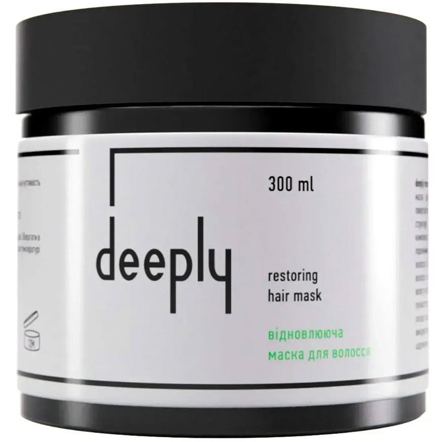 Deeply Маска відновлююча для волосся restoring hair mask, 300 мл
