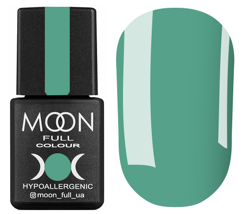 Гель-лак MOON FULL color Gel polish №658 мятно-бірюзовий, 8 мл