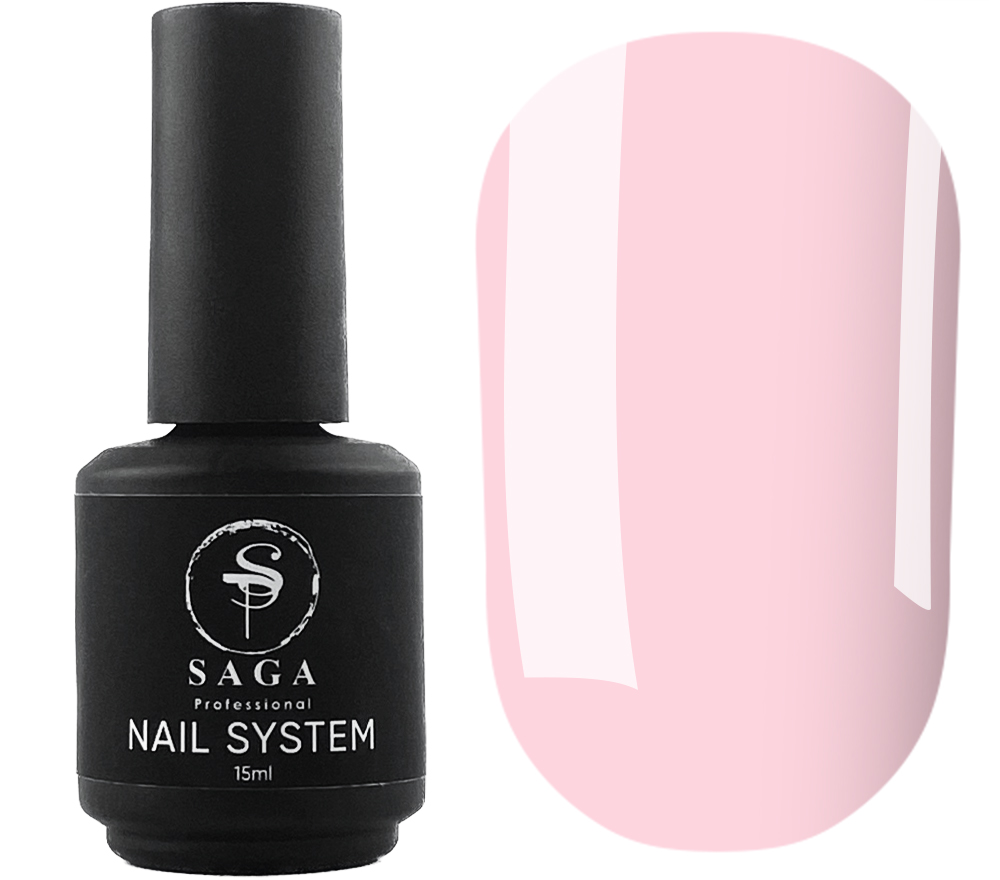 SAGA professional Base Elastic brush 5 (light pink), 15 ml SAGA professional Base Elastic brush 5 (light pink), 15 ml