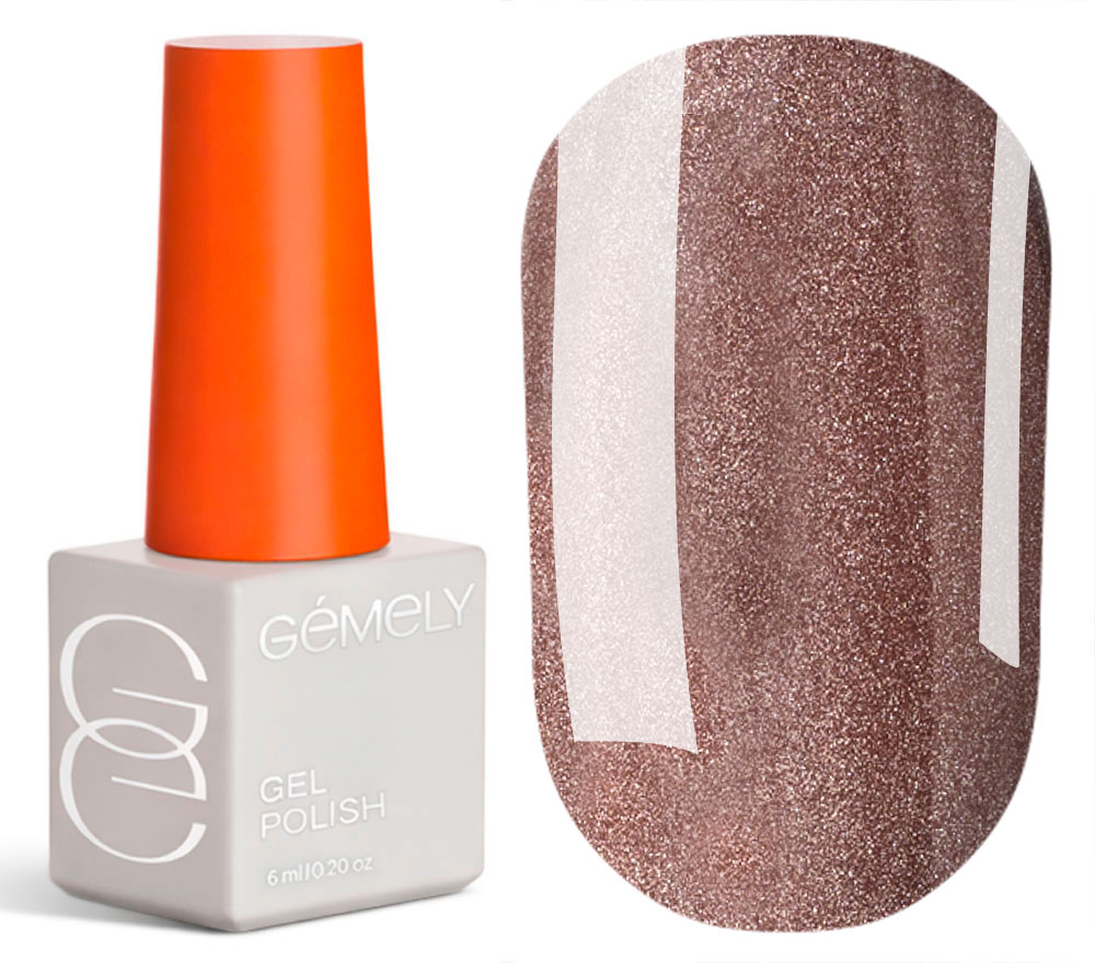 GÉMELY ex GA&MA Гель-лак котяче око Cat Color 004, 6 мл