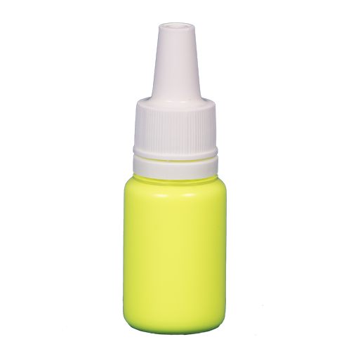 Airbrush paint JVR Revolution Kolor, Yellow Fluo No. 401, 10 ml