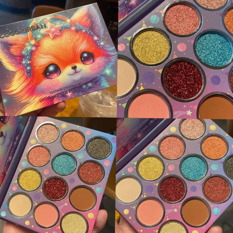 Палетка теней Coco Urban Лисичка