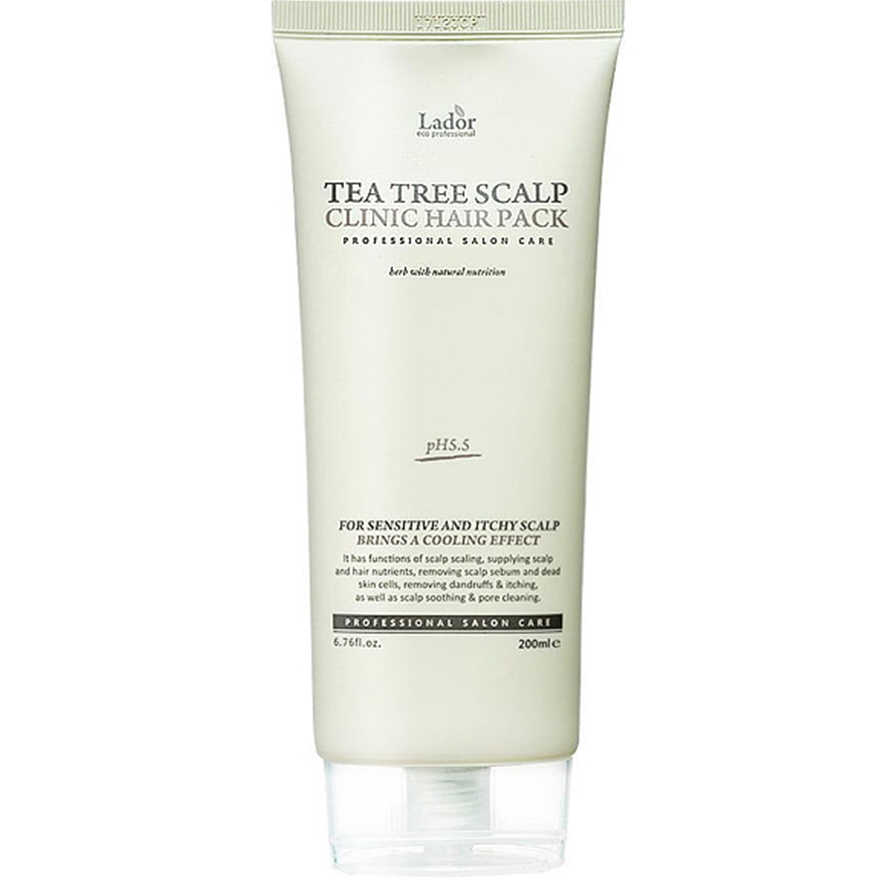 La'dor Tea Tree Scalp Hair pack - Очищаючий лосьйон для волосся і шкіри голови, 200 мл