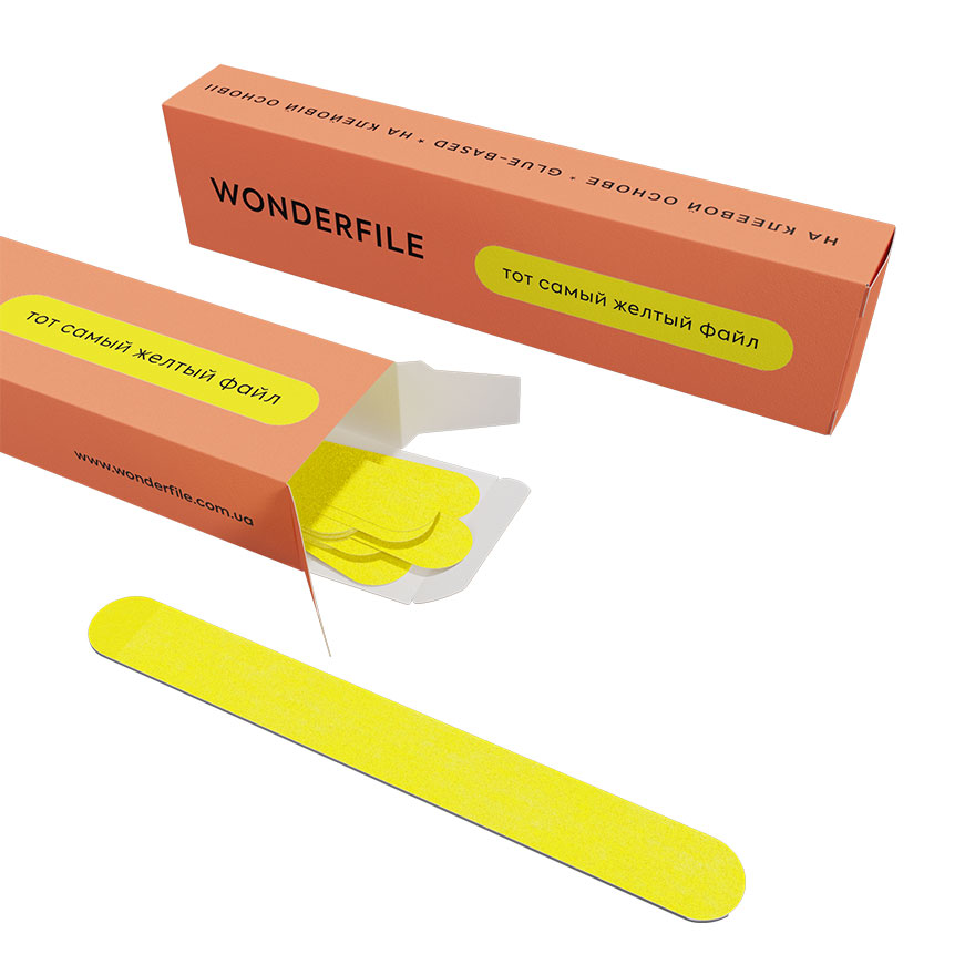 Wonderfile клеевые файлы 130/15 мм, 100 грит, 50 шт Wonderfile клеевые файлы 130/15 мм, 100 грит, 50 шт