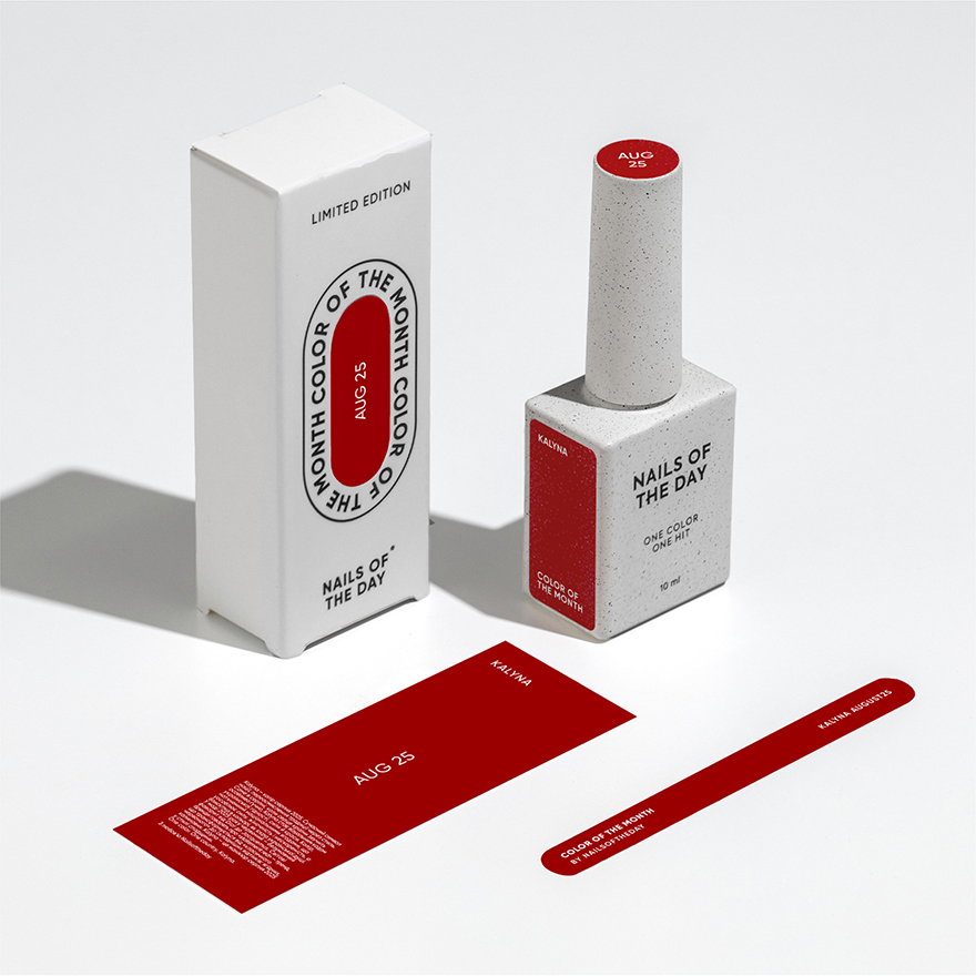 Nails Of The Day Гель-лак Color of the month August 2025 (Kalyna), 10 мл Nails Of The Day Гель-лак Color of the month August 2025 (Kalyna), 10 мл