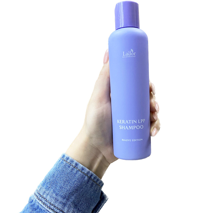 La'dor Keratin LPP Shampoo Mauve Edition - Keratin hair shampoo with amino acid complex, 200 ml