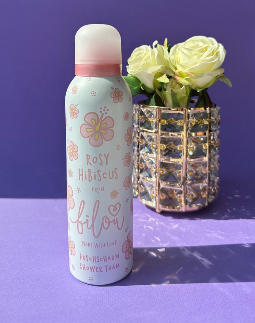 Bilou Rosy Hibiscus Shower Foam, 200 ml