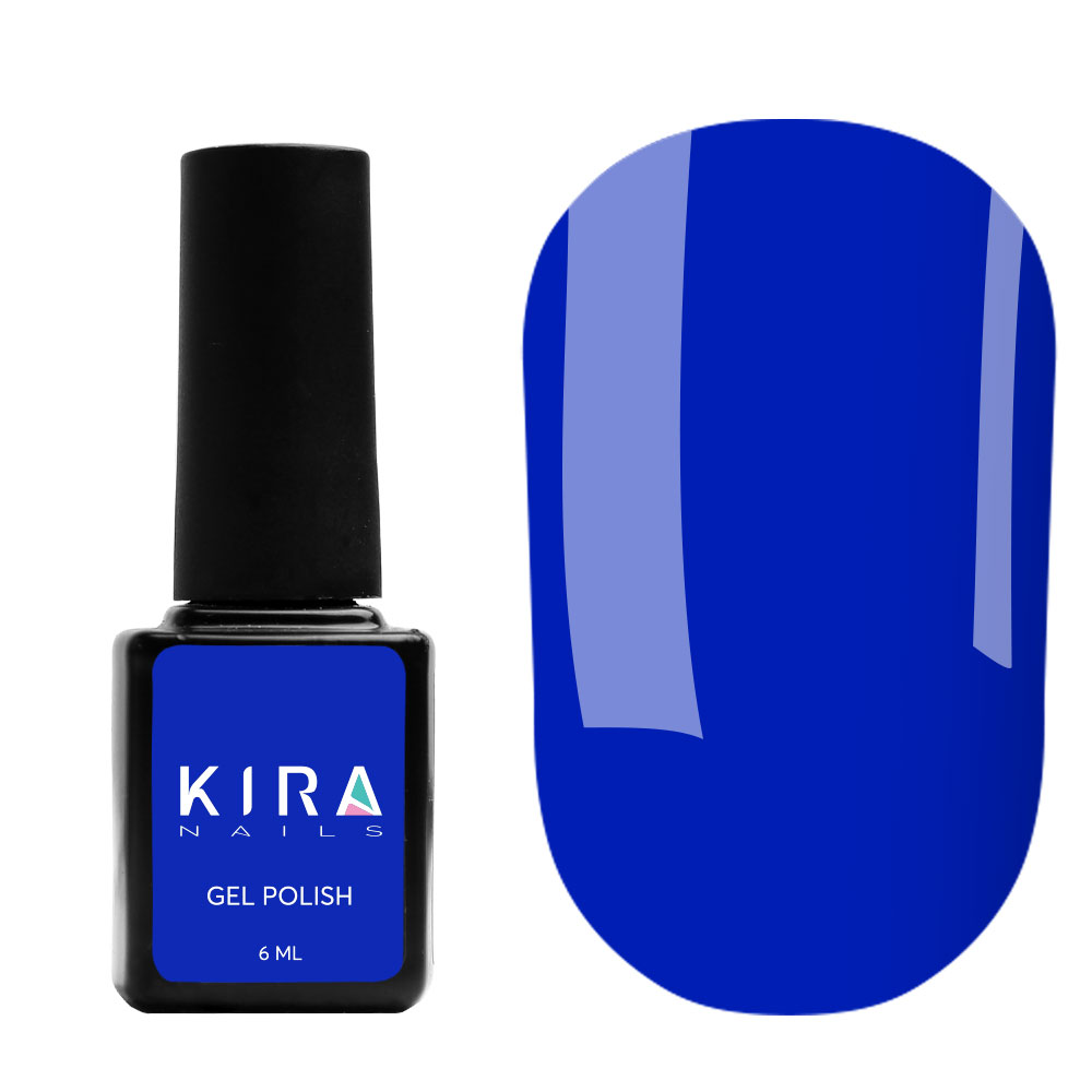 Kira Nails gel varnish No. 188 (dark blue, enamel), 6 ml