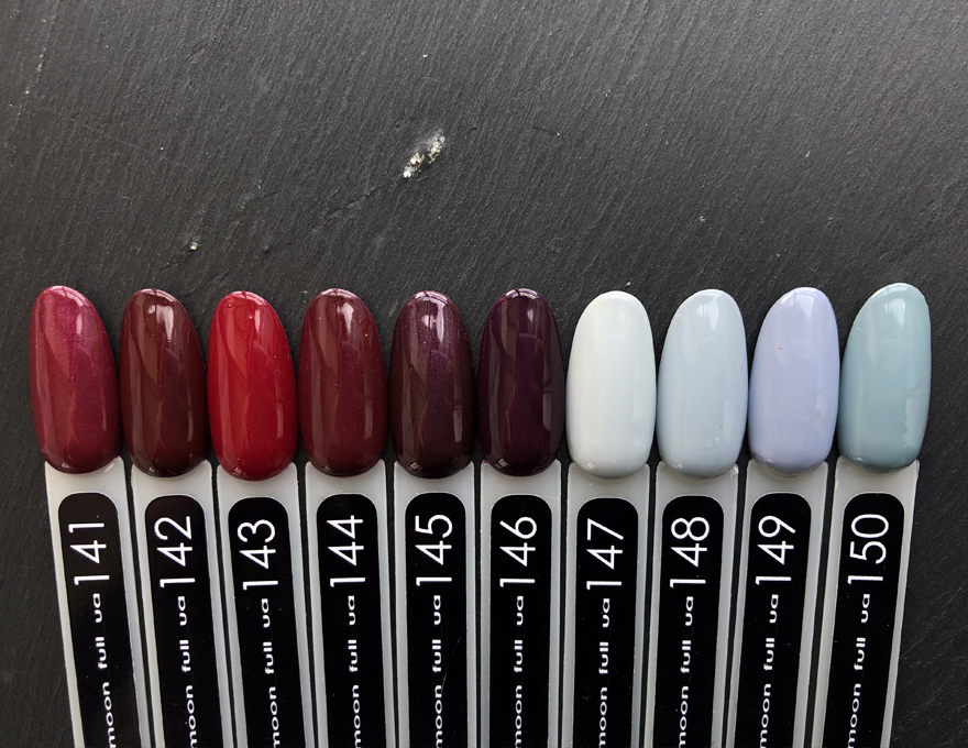 MOON FULL color Gel polish No. 143 gel-varnish (cherry, enamel), 8 ml