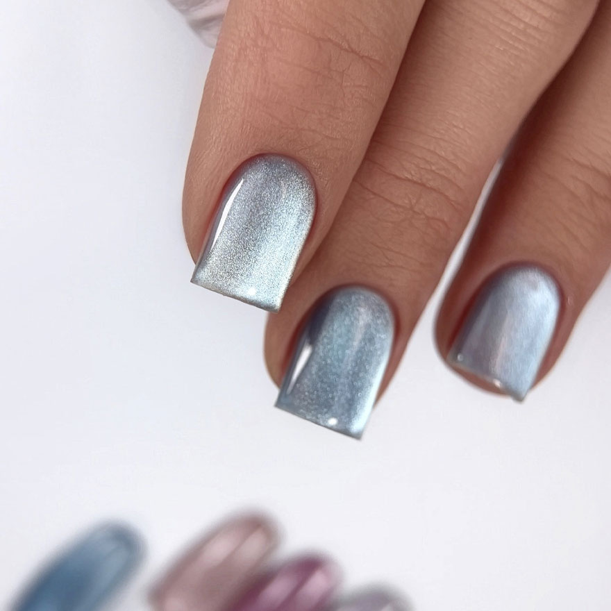 Trendy Nails Гель-лак Gel Polish Cat Eye's Gummy Bear "Aqua Teddy", 5 мл Trendy Nails Гель-лак Gel Polish Cat Eye's Gummy Bear "Aqua Teddy", 5 мл