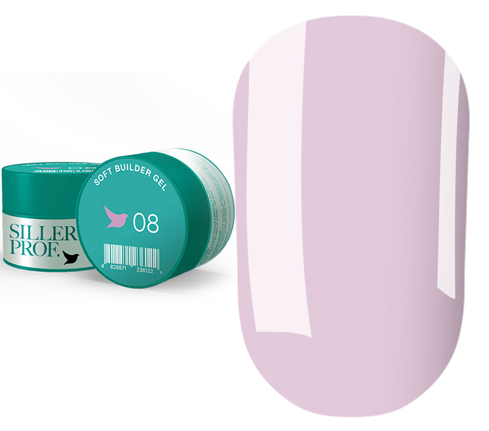 Siller гель для нігтів Soft Builder Gel № 08, 30 мл