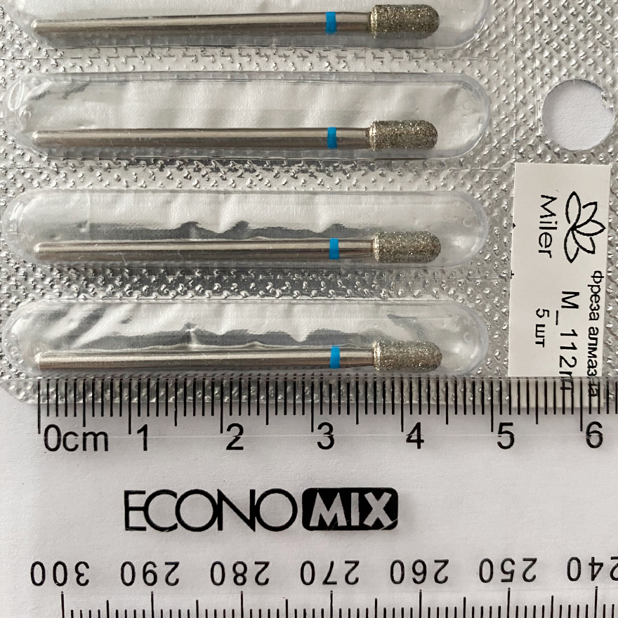 Miler Diamond nozzle Cylinder blue M_112m (5 pcs), 3.5 mm