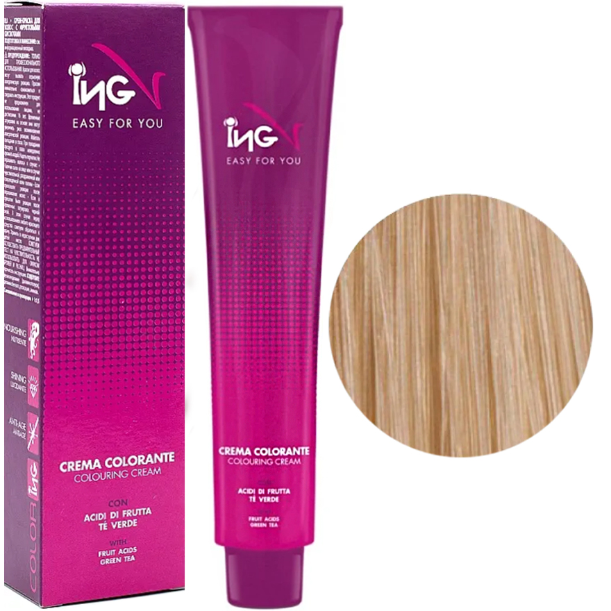 ING PROFESSIONAL Professional cream color 10 platinum blonde, 100 ml