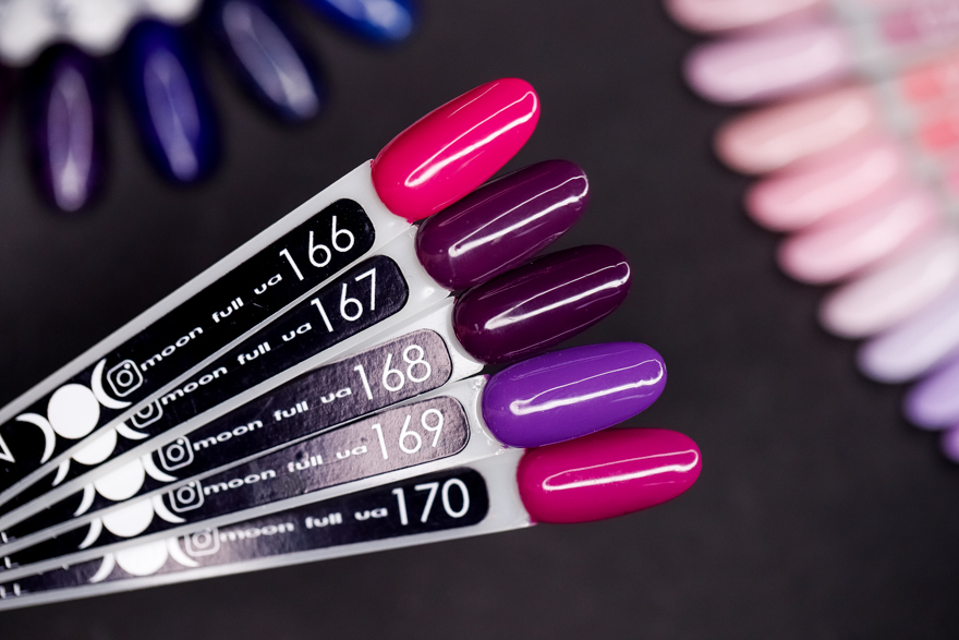 MOON FULL color Gel polish No. 167 gel-varnish (plum, enamel), 8 ml