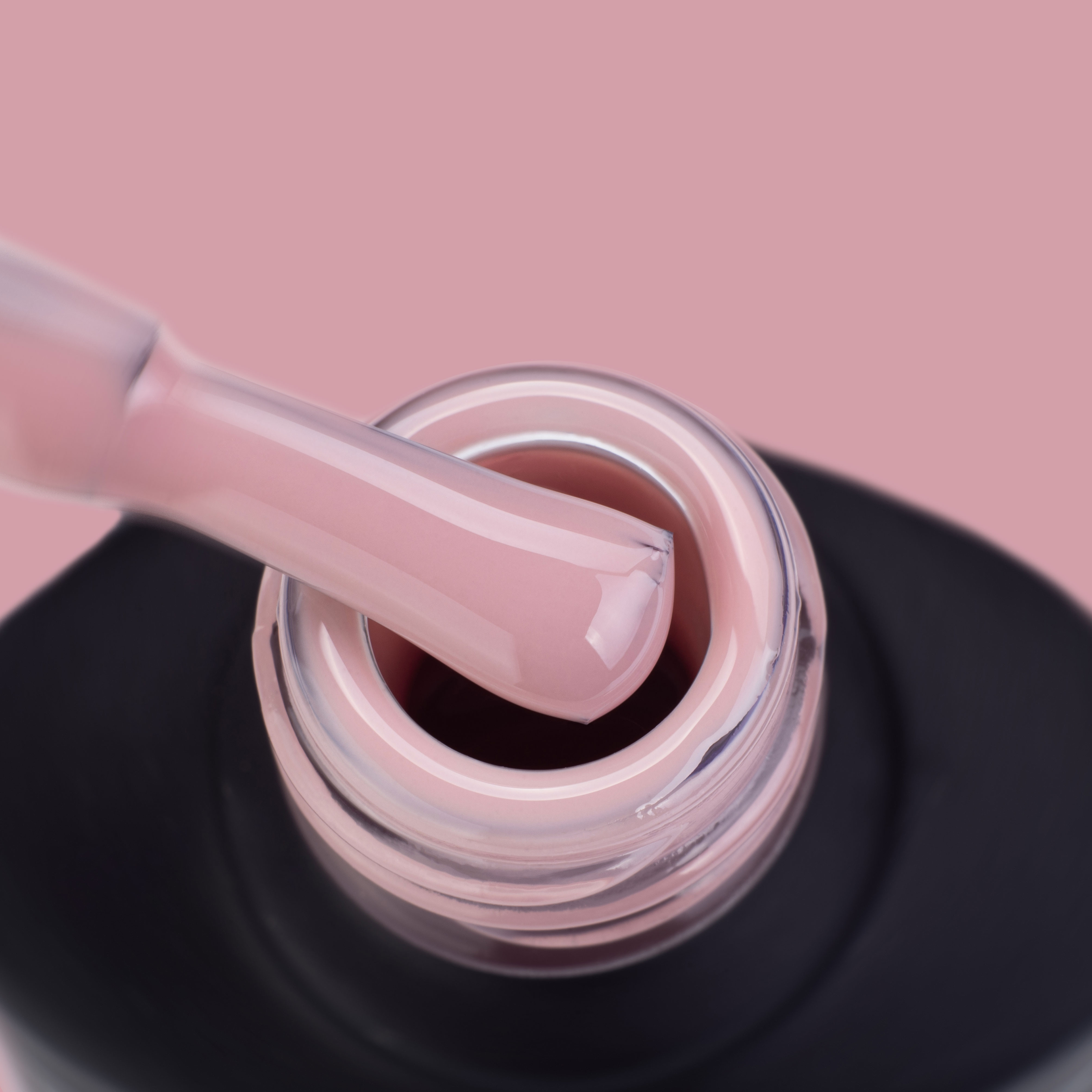 Gel varnish Komilfo DeLuxe Termo C003 (light brown, when heated - bright light green), 8 ml