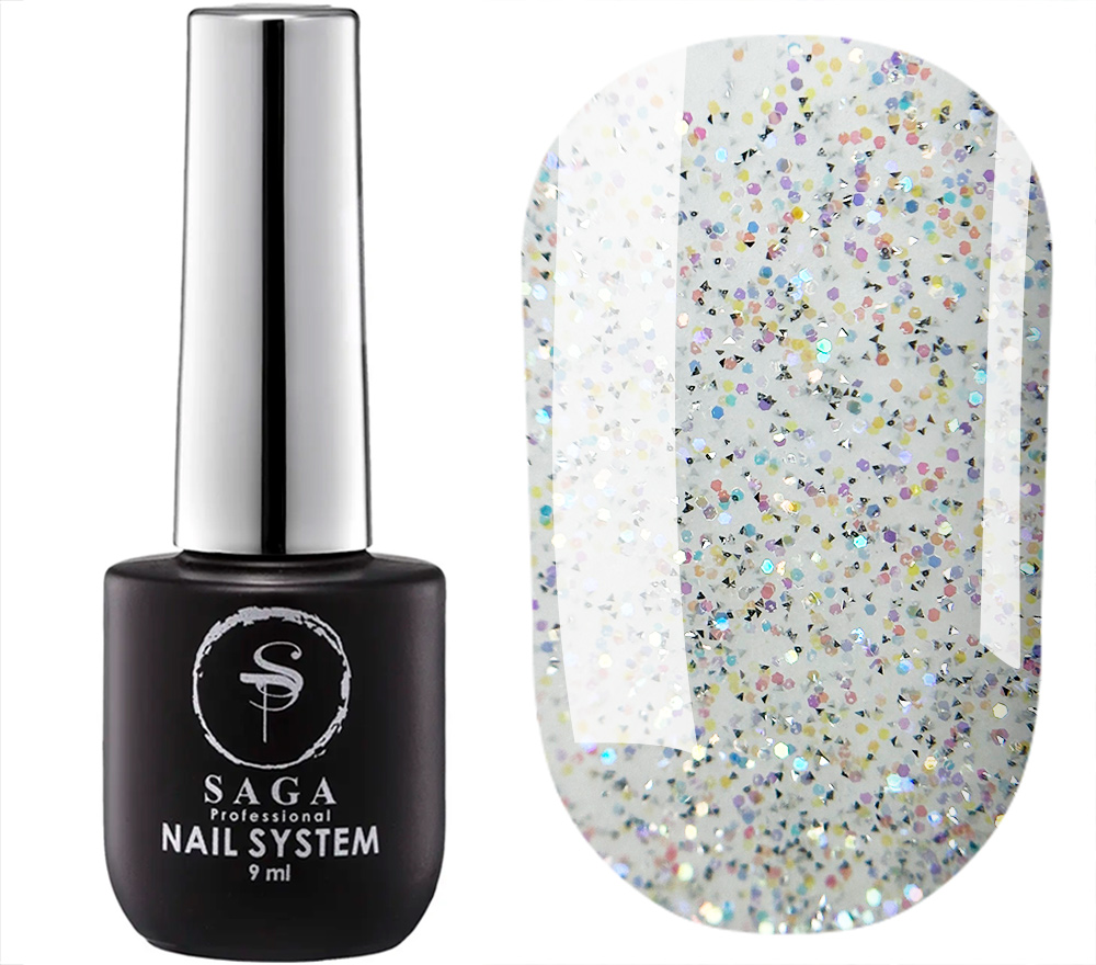 SAGA professional Top without sticky layer CRUSH 06, 9 ml