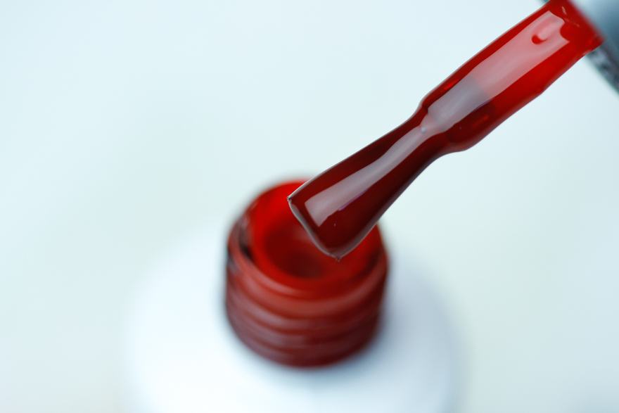 Gel varnish Atica Dinamite Red GPM63 (rich red, enamel), 7.5 ml